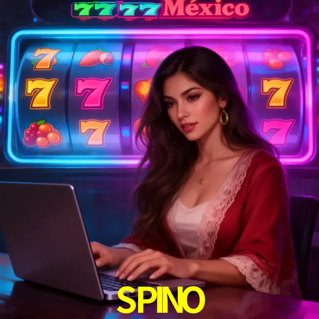 SPINO Slots - tragamonedas, RTP y control Tragamonedas SPINO con símbolos, saldo móvil y reglas de apuesta visibles